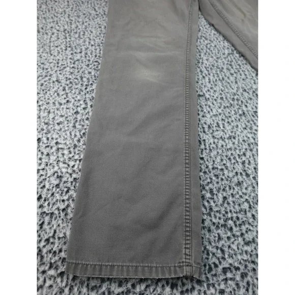Patagonia Performance Straight Fit Pants Mens 34 Gray Canvas Chino Trousers